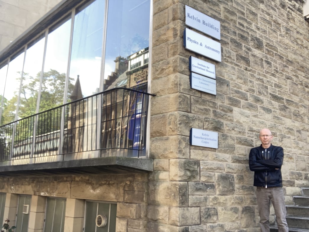 Gregor Harvie at the Kelvin Building