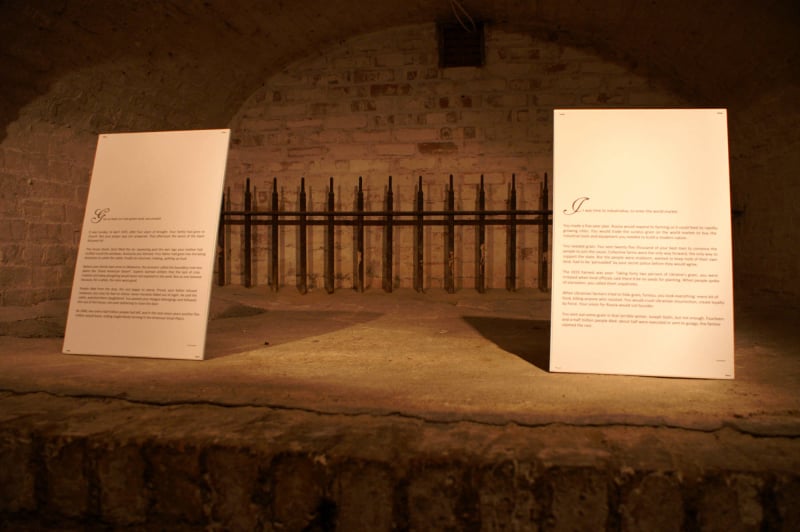 Installation by artist Gregor Harvie